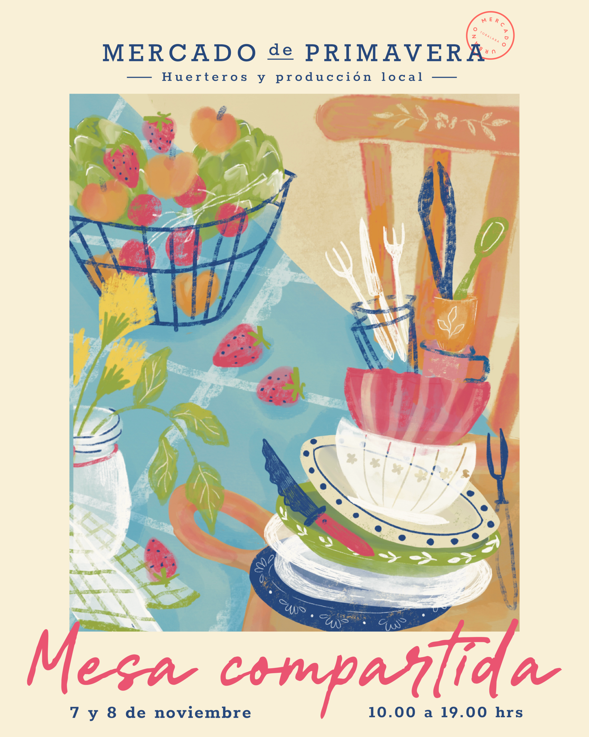 Mercado de Primavera: Mesa compartida